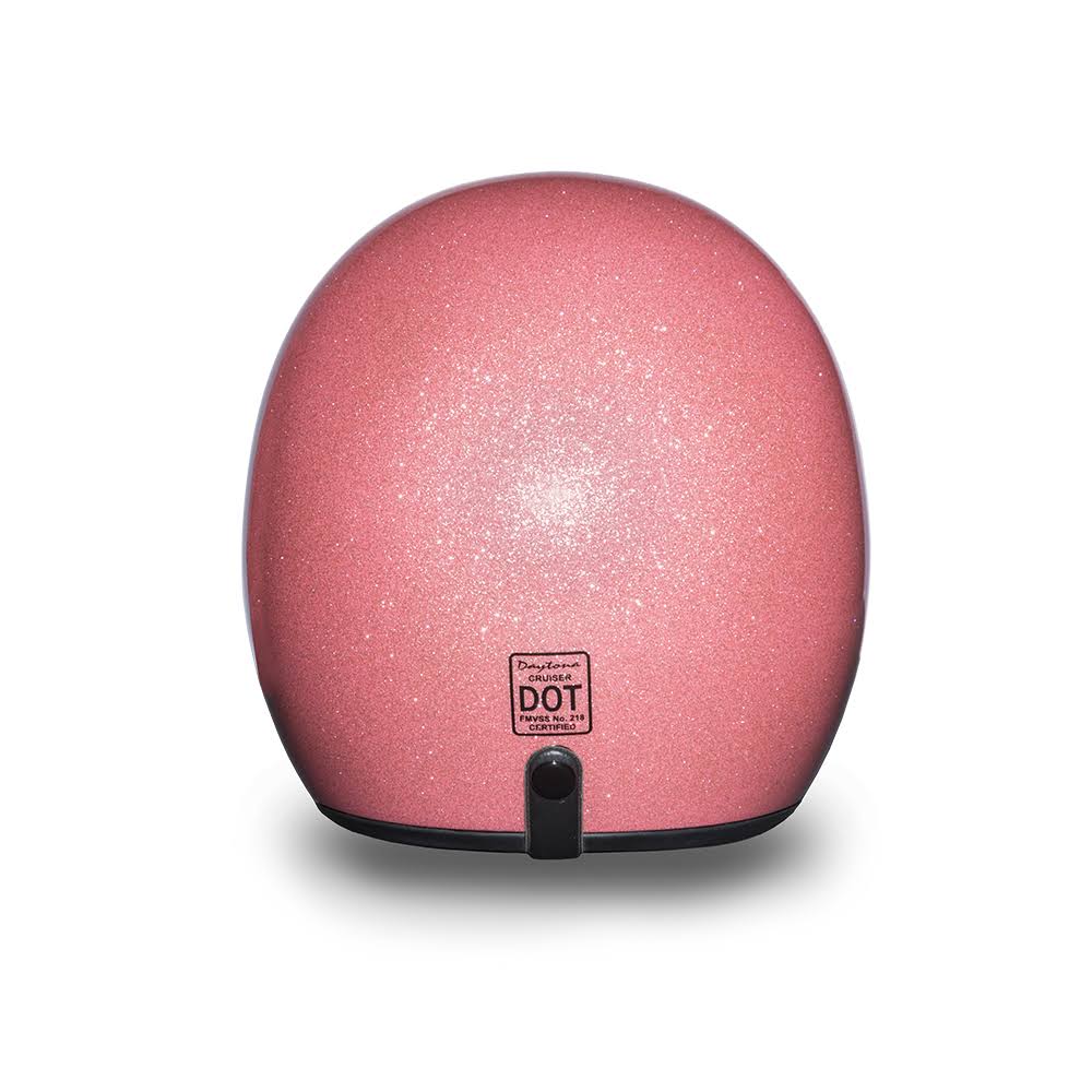D.O.T. Daytona Cruiser- Pink Metal Flake Helmet Xs