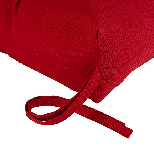Greendale Home Fashions 72 x 22-inch Outdoor Chaise Lounge Cushion, Set of 1, Cinnamon Stripe