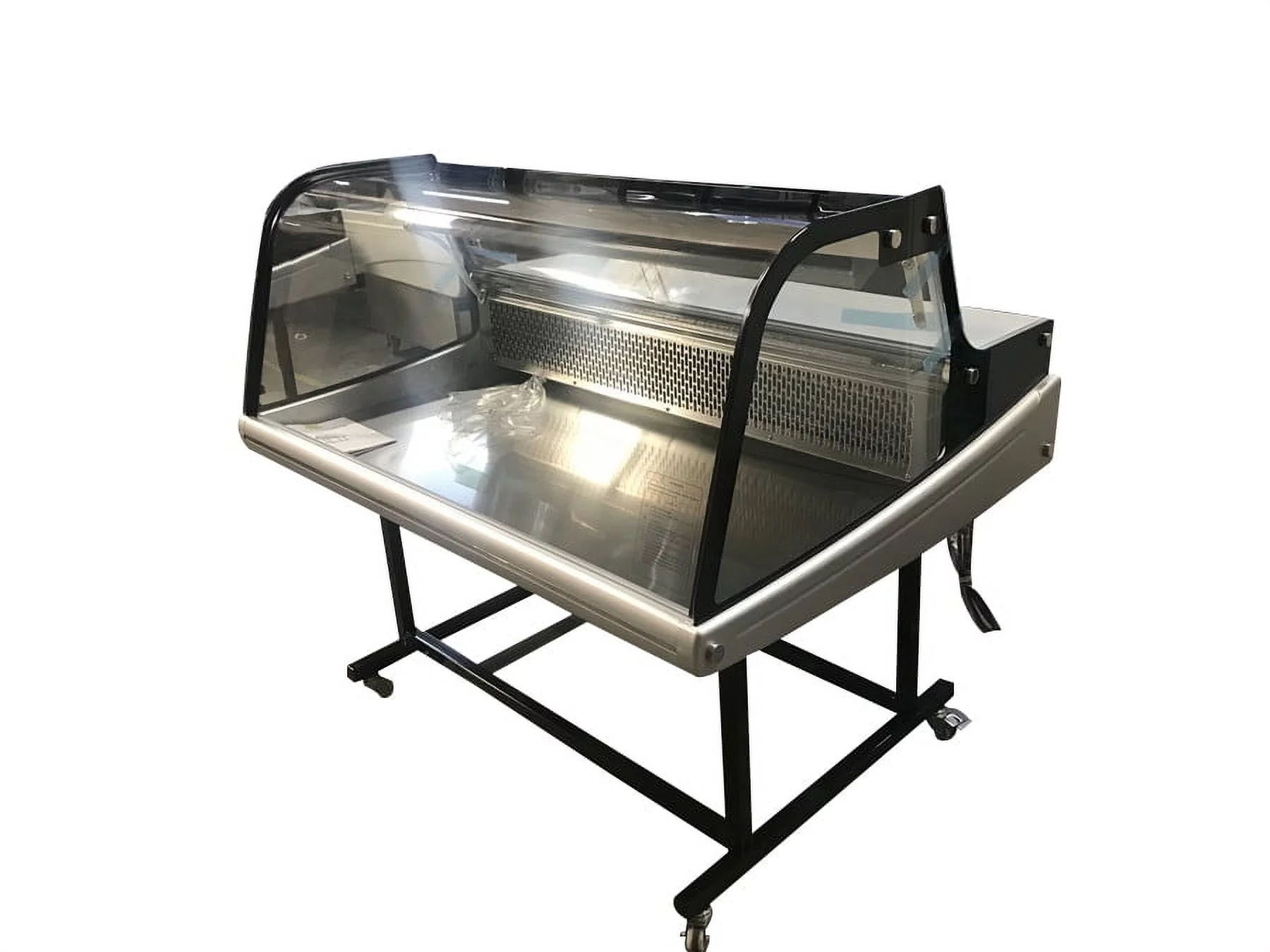 48" Showcase Refrigerator Cooler Bakery Deli Display Fridge on Wheels
