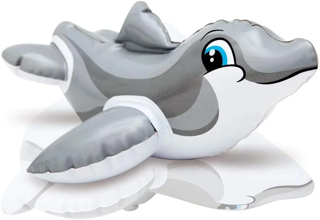 Intex Inflatable Bath Toys, Sea-Life Variety Set of 9: Tropical Fish, Whale, Turtle, Dolphin, Seal, and More