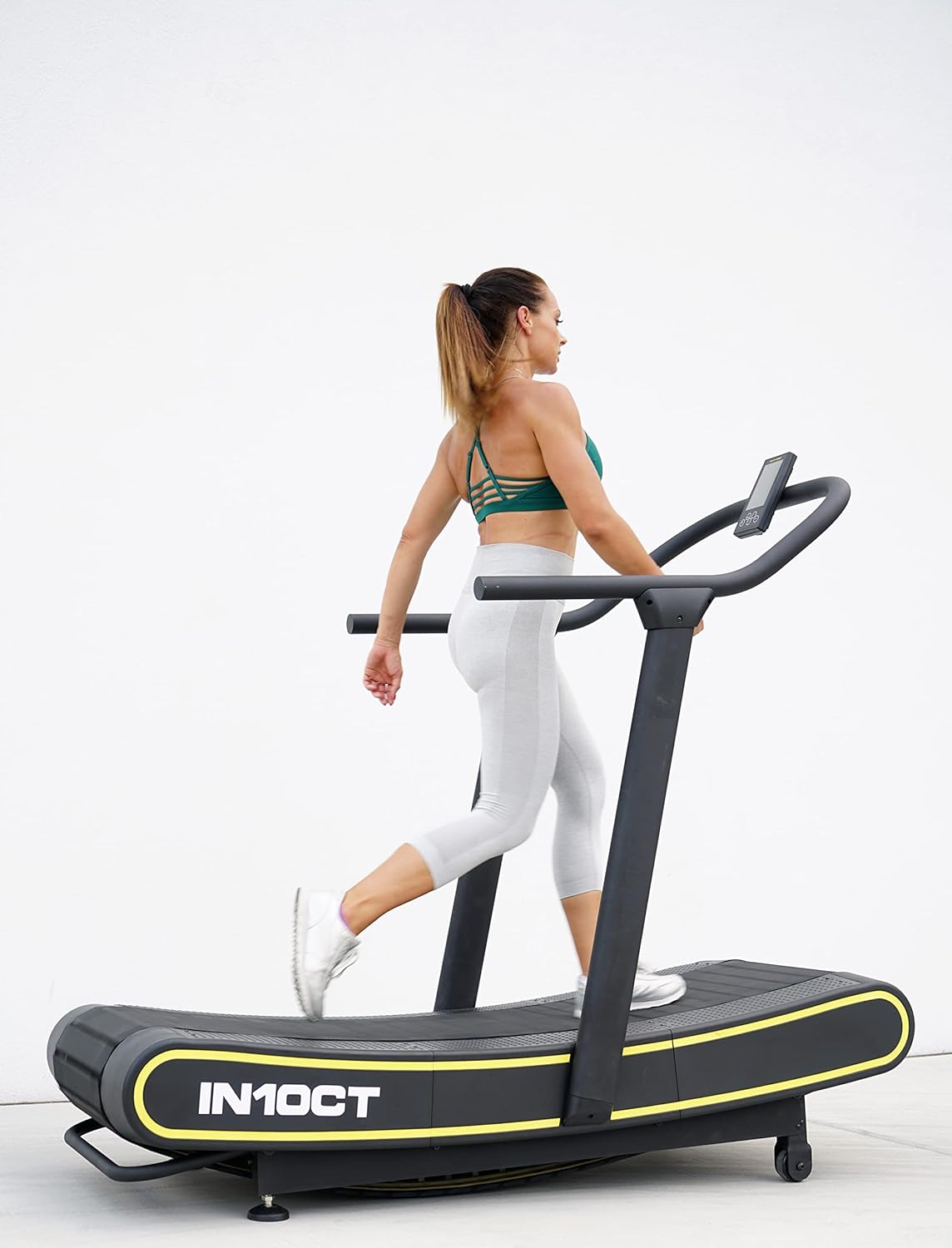 (Intensity) Health Runner Curved Manual Treadmill - Non Motorized Treadmill with Curved Running Platform