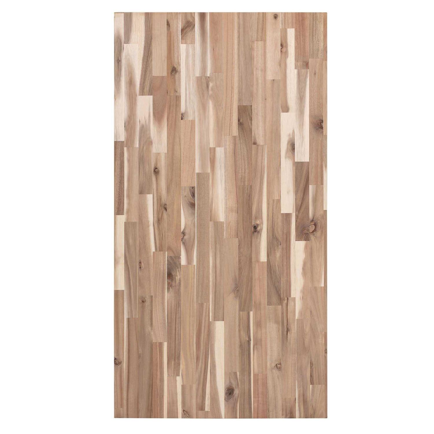 allen + roth Natural Straight Butcher Block Acacia Countertop - Shop Hardware Tools Online Store