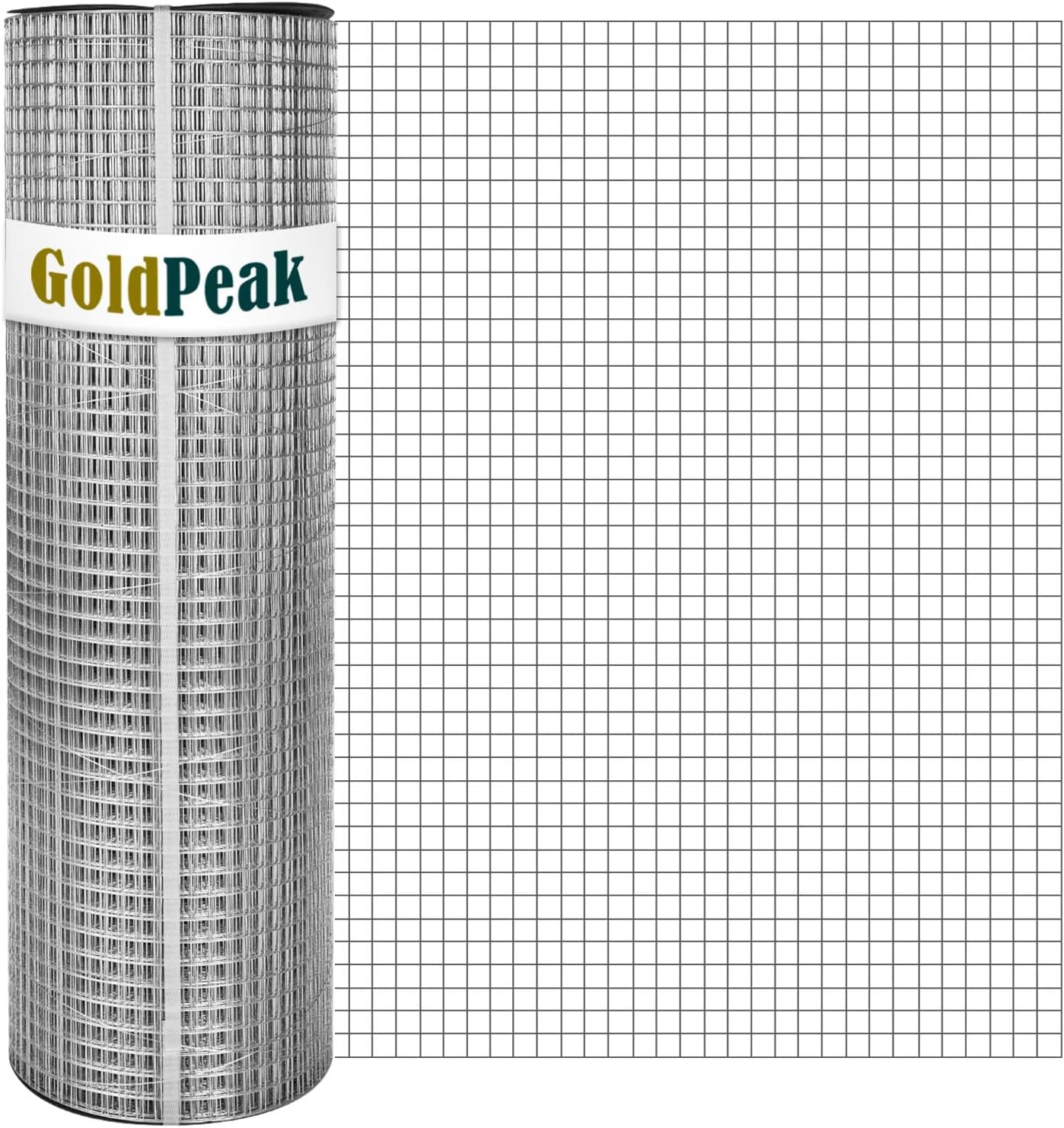 Hardware Cloth 1/2 inch 6ft x 100ft 19 Gauge - Chicken Wire Mesh Roll Welded Wire Fencing Garden Fencing Rodent/Rabbit Wire Chicken Coop/Run Wire Tree Guard