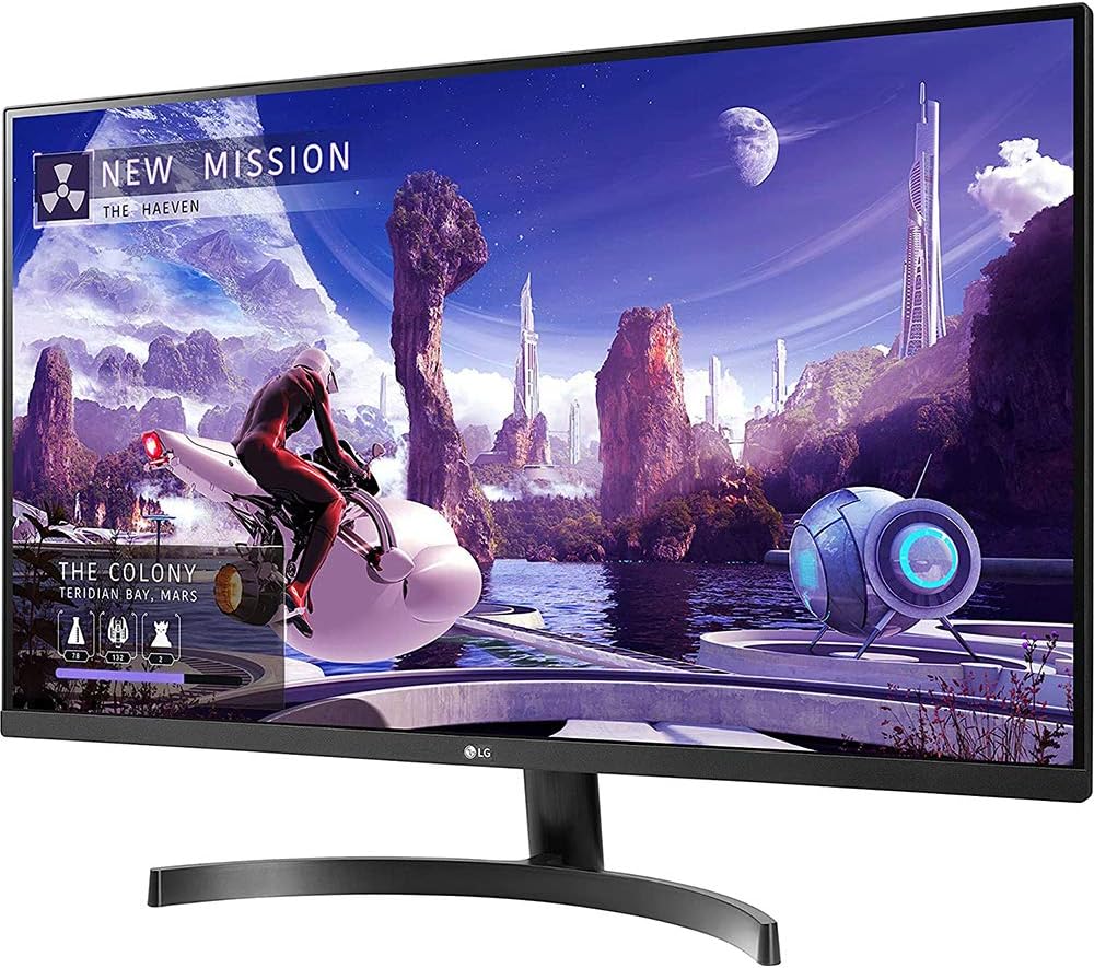 LG 27QN600-B 27 inch QHD 2560x1440 IPS Monitor with AMD FreeSync, HDR10 2 Pack