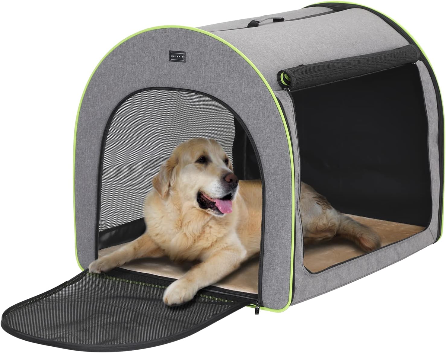 Petsfit Large Soft Portable Dog Crate/Cat Crate/Foldable Pet Kennel/Indoor Outdoor for Large Dogs