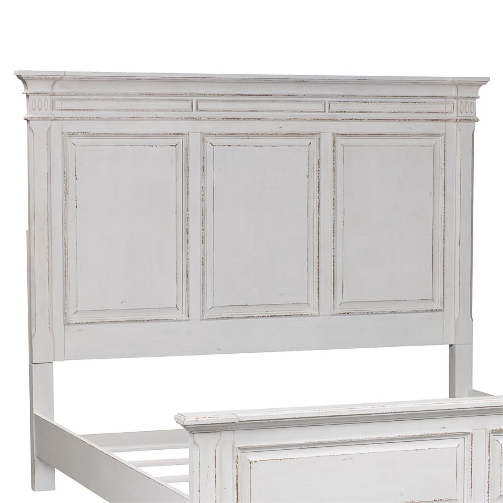 Abbey Park White King Panel Headboard