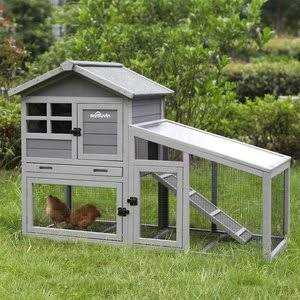 Aivituvin Indoor Outdoor Rabbit Hutch Bunny Cage AIR19 - Pet Supplies online store