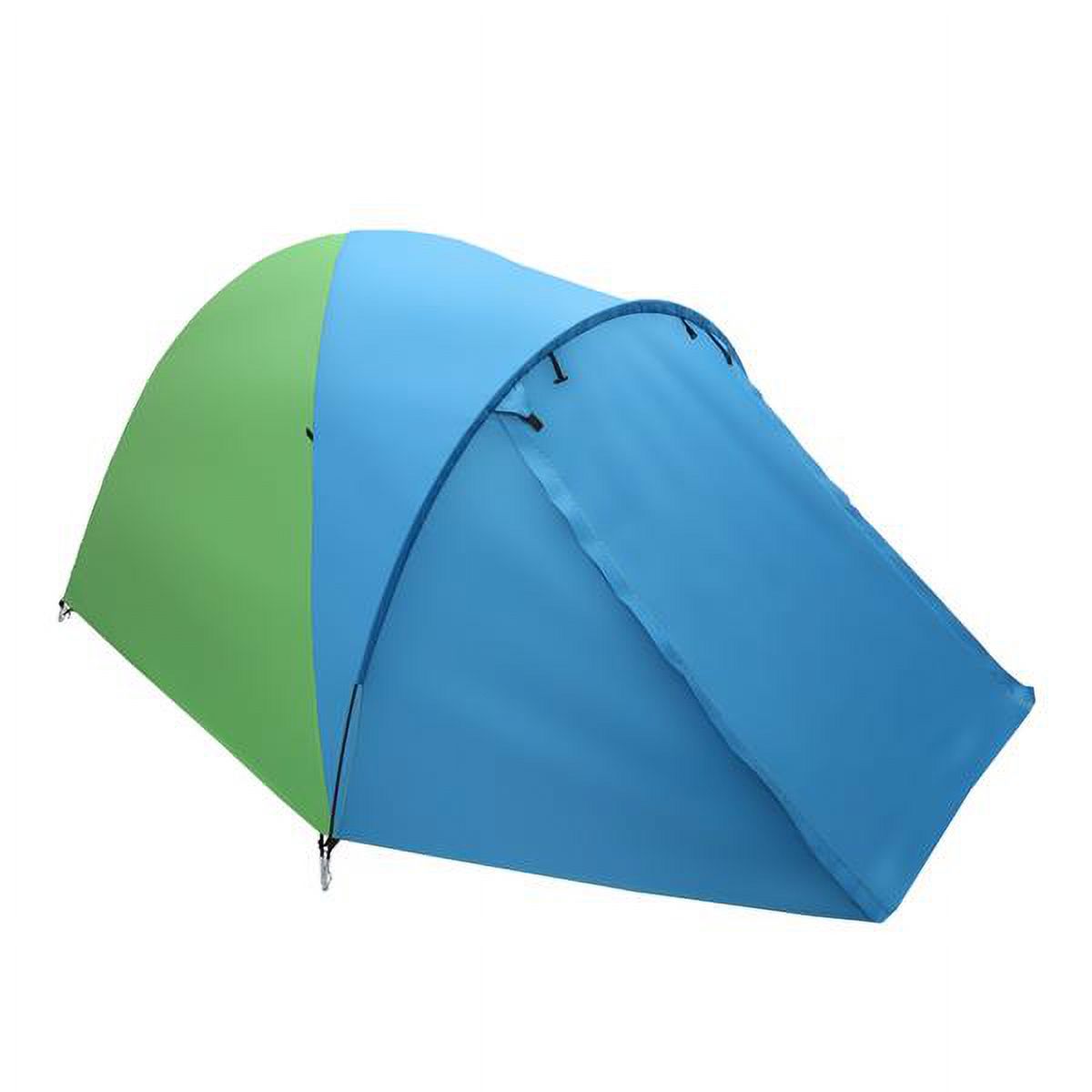 4-Person Double Layer Family Camping Tent Outdoor Instant Cabin Tent for Hiking