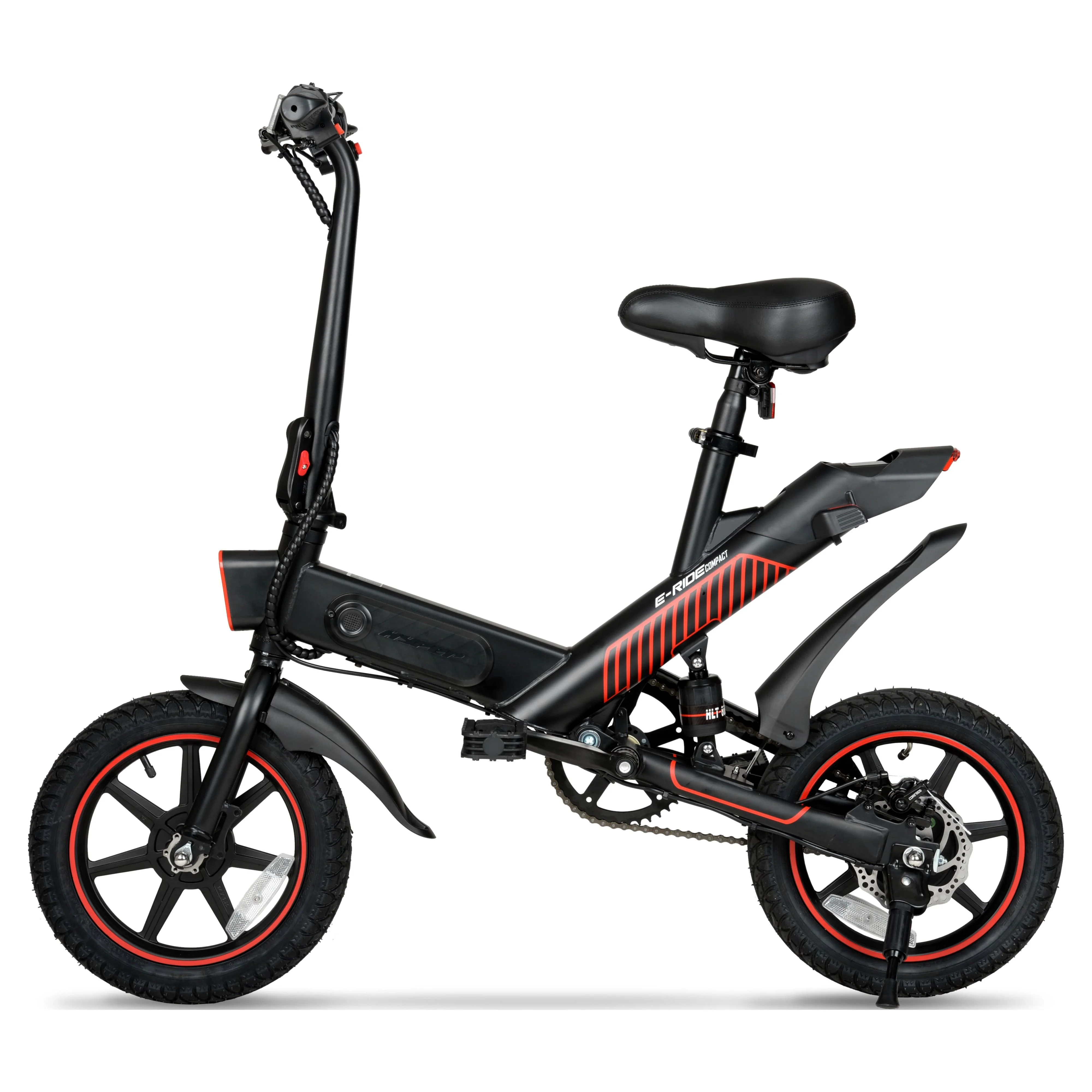 Hyper Bicycles 14" 36V Foldable Compact Electric Bike w/Throttle, 350W Motor, Recommended Ages 14 years and up