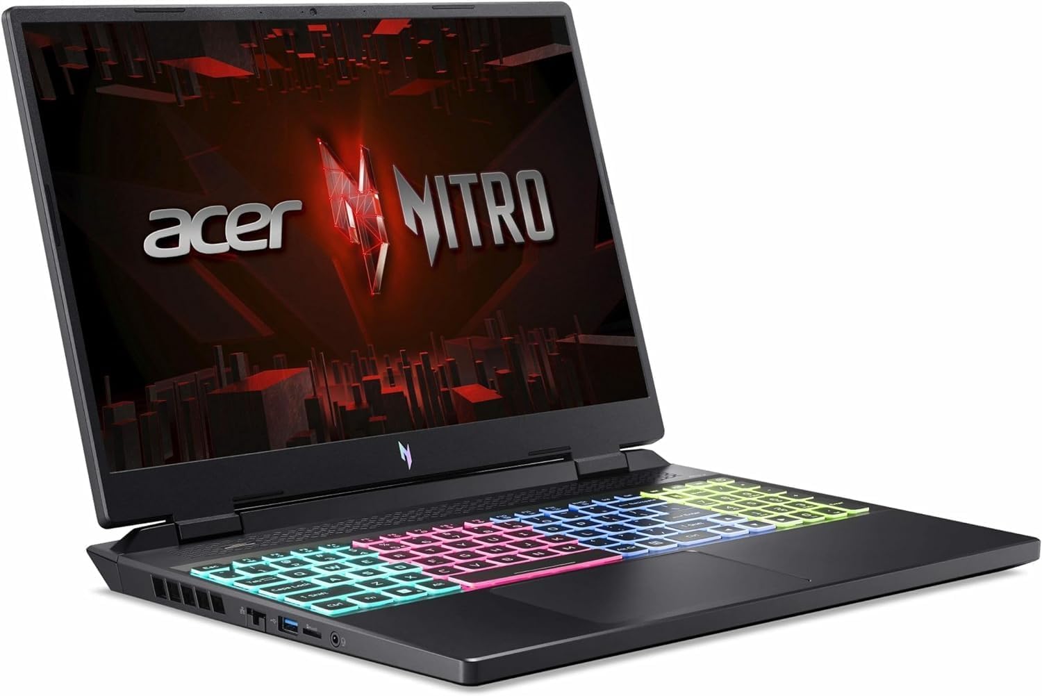 acer Nitro 16” WUXGA 165Hz Gaming Laptop | Intel Core i7-13620H Processor | GeForce RTX 4050 | Backlit Keyboard | 32GB RAM DDR5 | 1024GB SSD | Windows 11 Home | Bundle with 64GB USB Flash Drive