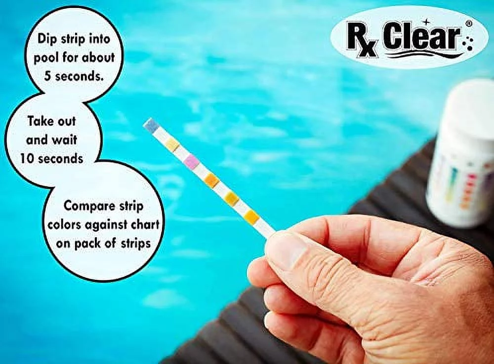 Rx Clear 1" Stabilized Chlorine Tablets for Use in Swimming Pools and Spas, 35 lb Bucket