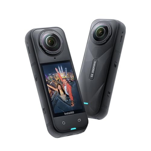 Insta360 X5 Motorcycle Bundle - Waterproof 8K 360° Action Camera, Rugged & Replaceable Lens, 3-Hour Battery, Clear Audio, Stabilization, Invisible Selfie Stick Effect, Leading Low Light