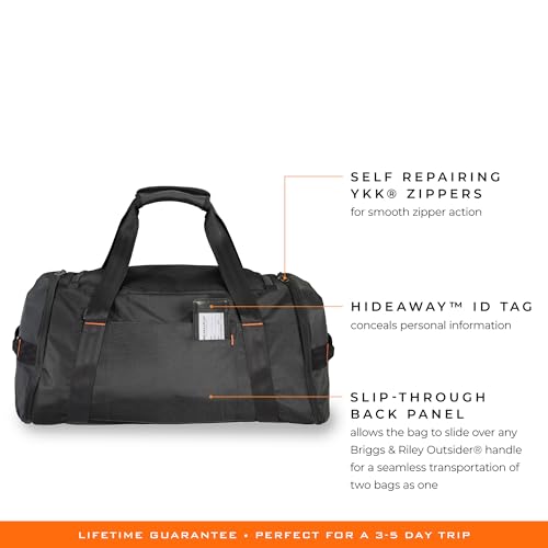 Briggs & Riley Travel Duffel Bag - Weekender & Overnight Luggage for Women & Men, Softside Bag - ZDX Collection
