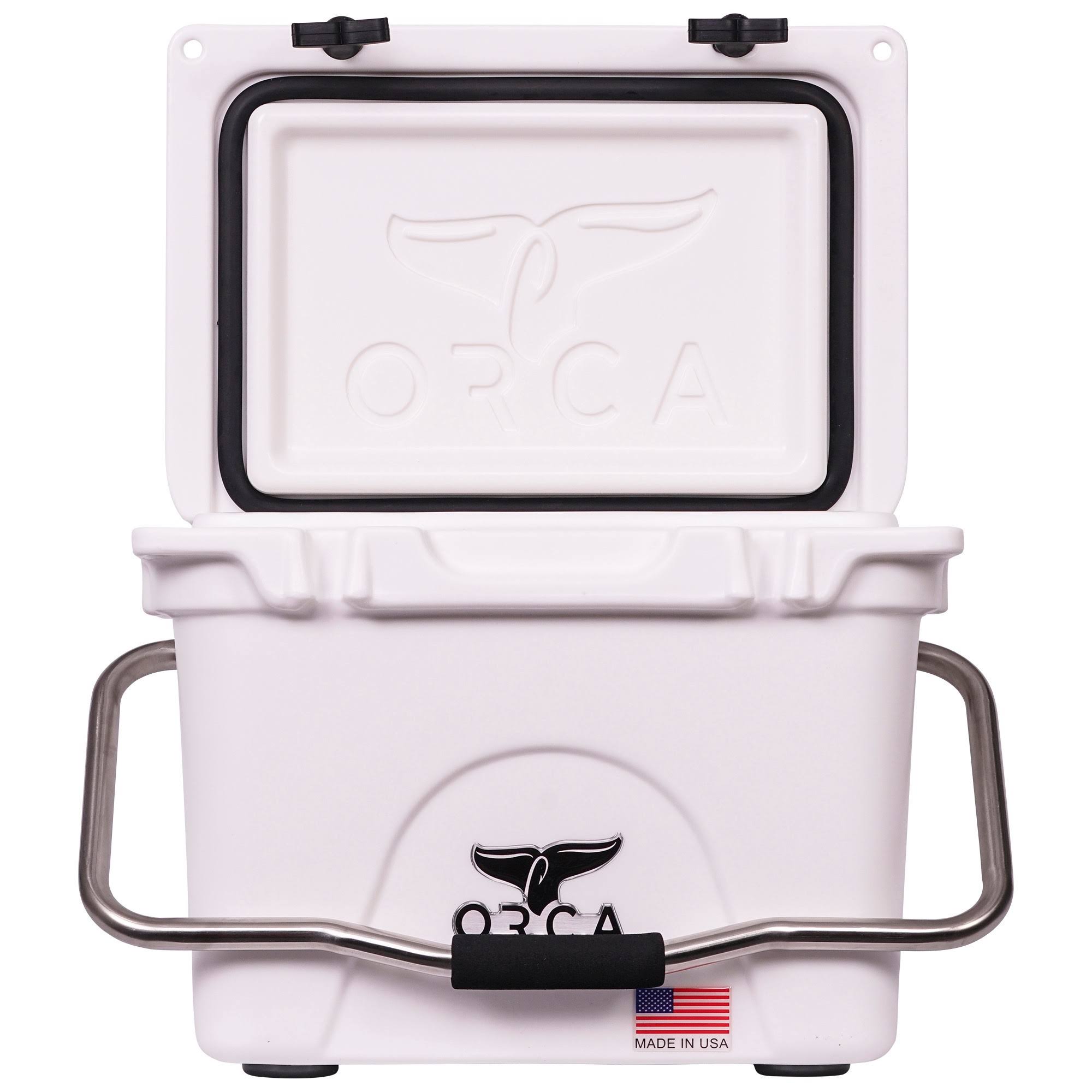 Orca 20-Quart Rotomold Cooler - White
