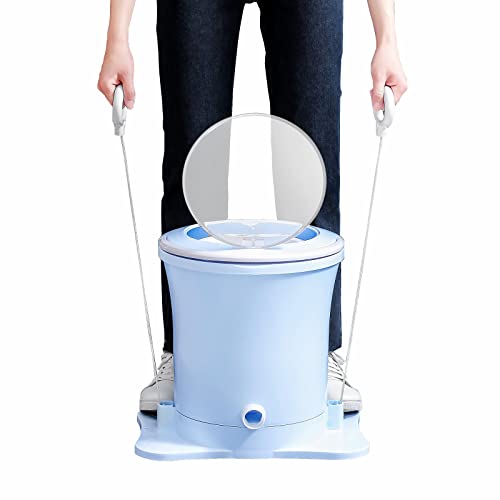 Manual Clothes Dryer Portable Mini Dryer Compact Spin Dryer Non electric Laundry Dryer for RV, Camping, School, Apartment, Dorm