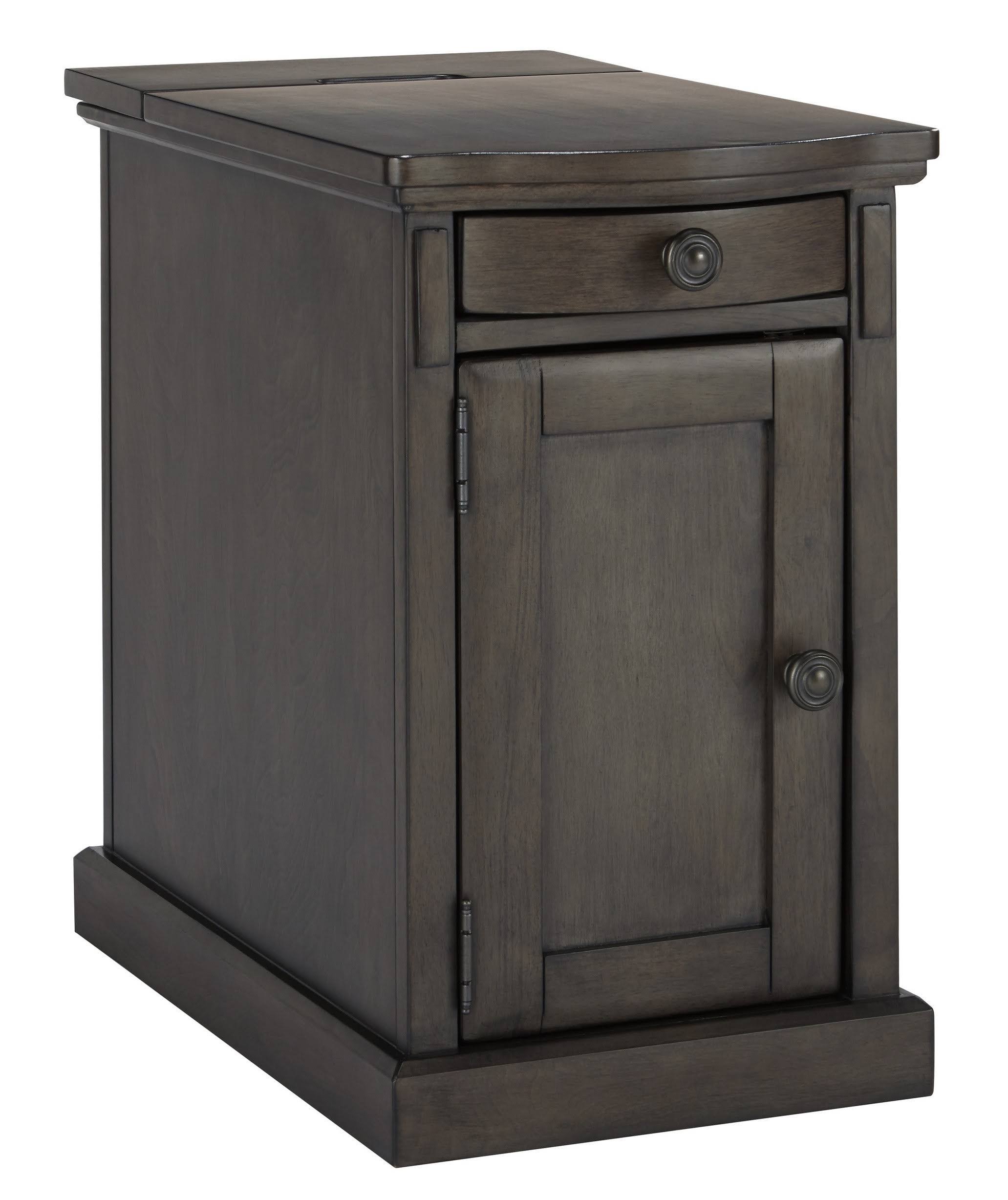 Ashley Laflorn Gray Chair Side End Table