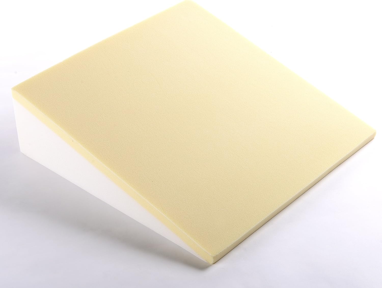 Cheer Collection Acid Reflux Bed Wedge Pillow for Sleeping Gentle Incline Cushion to Elevate and Support Head and Back (25" x 25" x 6.5")