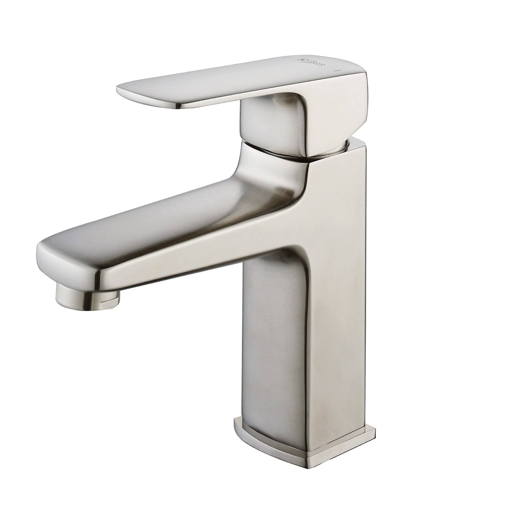 Kraus Virtus Single Hole Bathroom Faucet - Brushed Nickel KEF-15501BN