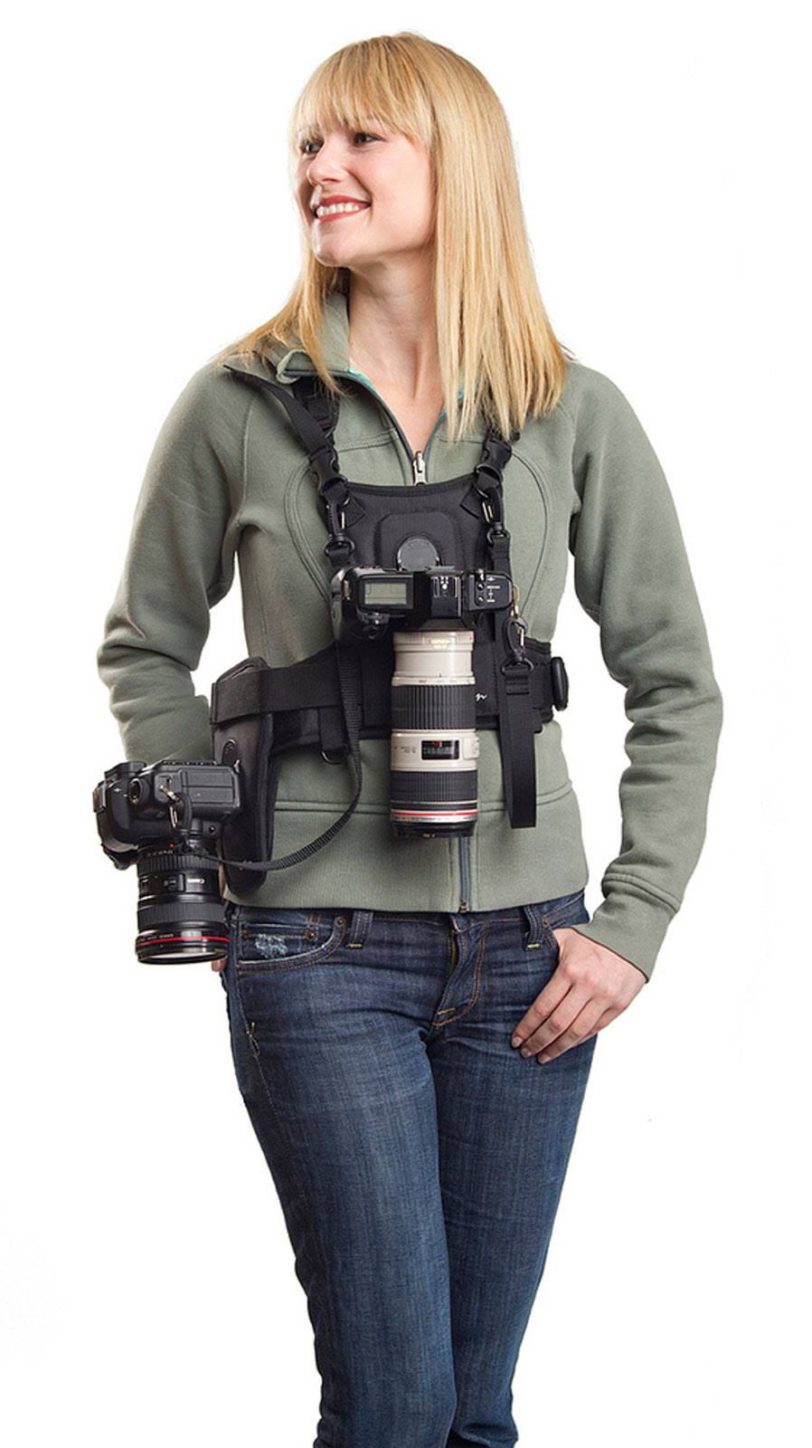 Cotton Carrier Camera Vest System for 2 Cameras