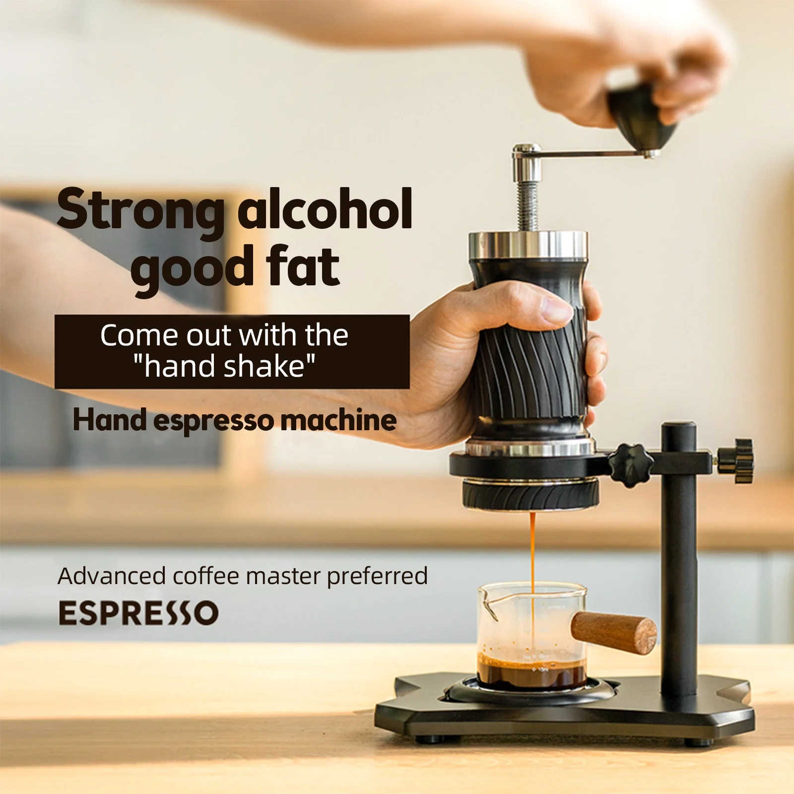 Walmeck Portable Espresso Machine Compact Travel Coffee Maker
