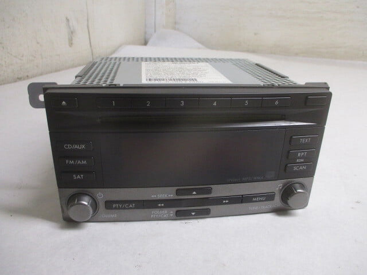 Pre-Owned Subaru Forester Single CD MP3 WMA Satellite Player Radio CP604U1 OEM LKQ (Good)