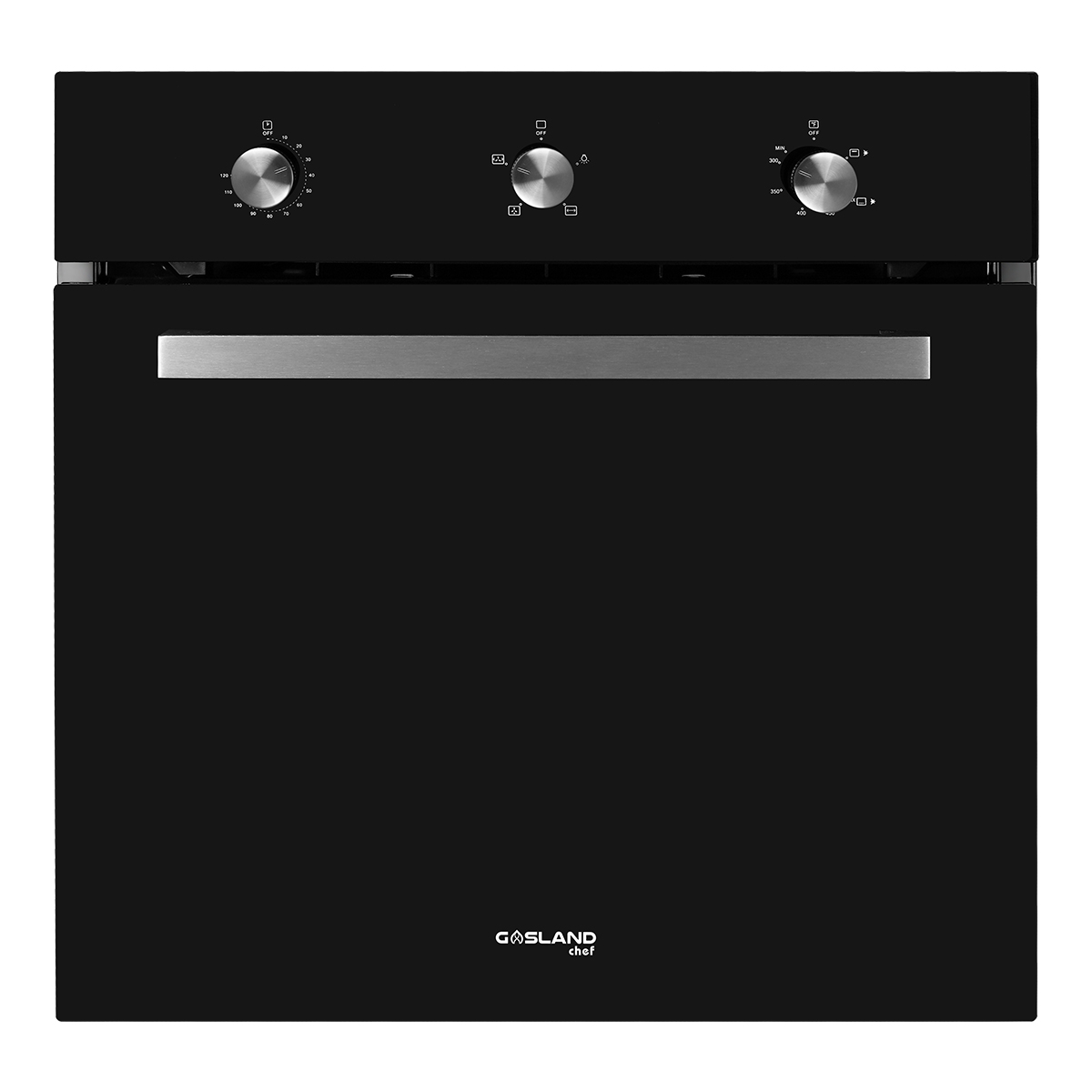 Single Wall Oven, GASLAND Chef GS606MB 24" Built-in 6 Cooking Function Single Wall Gas Oven, Mechanical Knob Control Gas Wall Oven