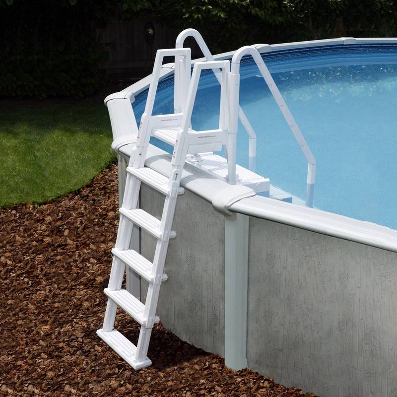 Blue Wave NE126 Easy Pool Step with Outside Ladder
