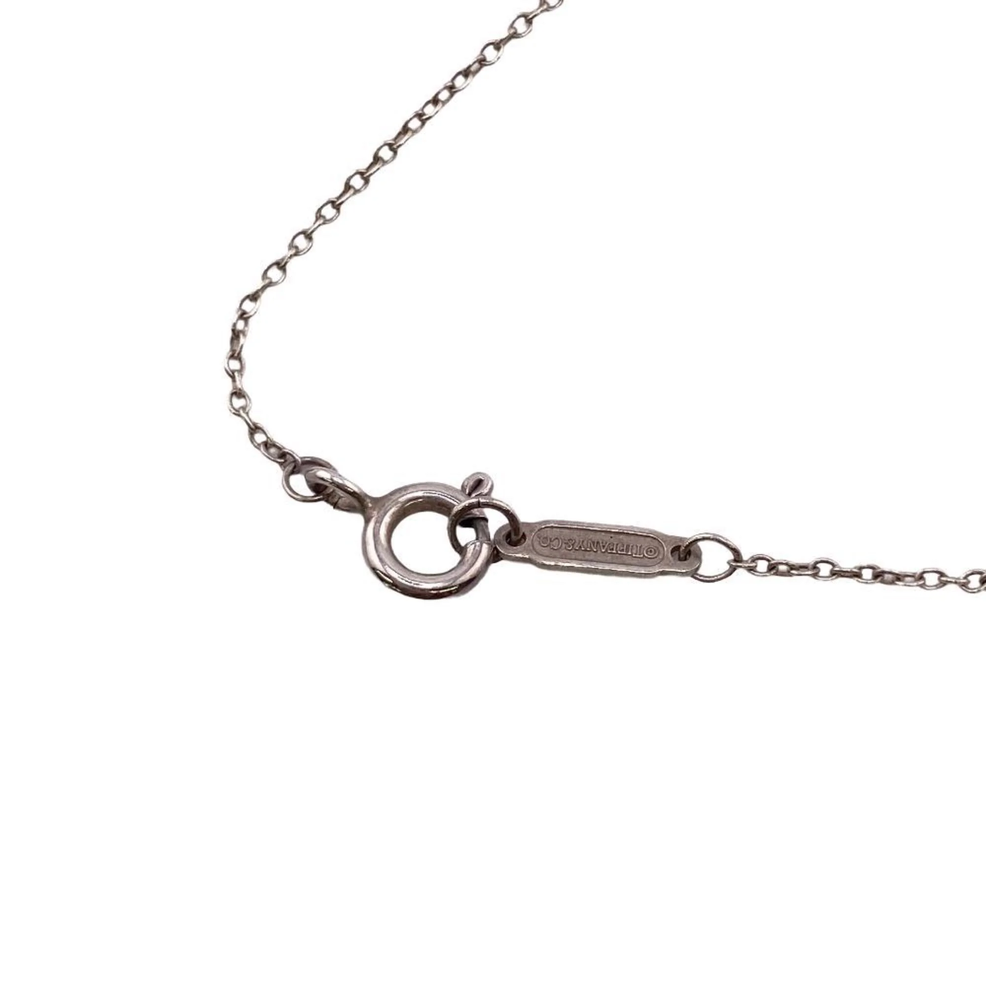 Pre-Owned TIFFANY&Co. Tiffany 925 2.7g Horseshoe Necklace Silver Women's Z0005226 (Good)