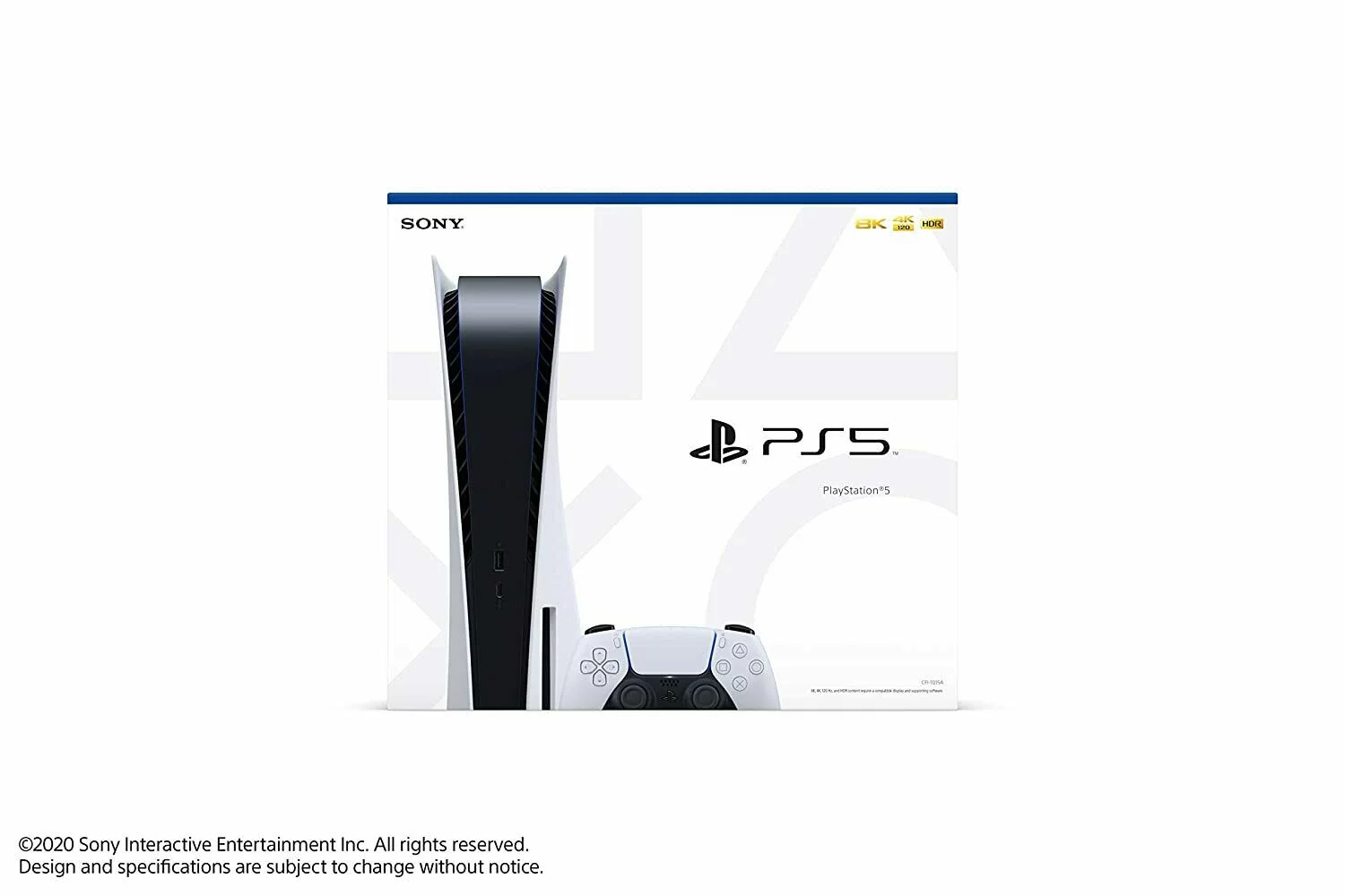 2020 New PlayStation - PS - 5 - Console - Disc Version with Extra DualSense Wireless Controller