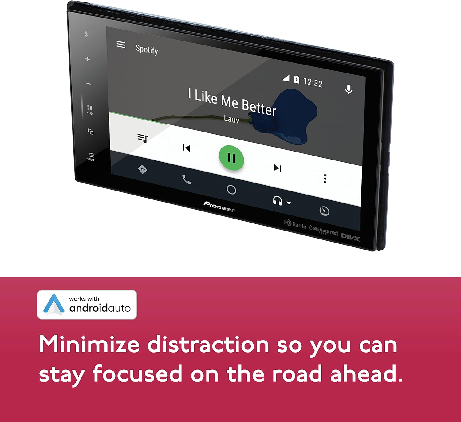 PIONEER CAR DMHC5500NEX 8-inch Modular Solutions Digital Media Receiver Wireless Carplay Mechless Amazon Alexa When Paired with Pioneer Vozsis App, Android Auto, Apple, Bluetooth, HD Radio