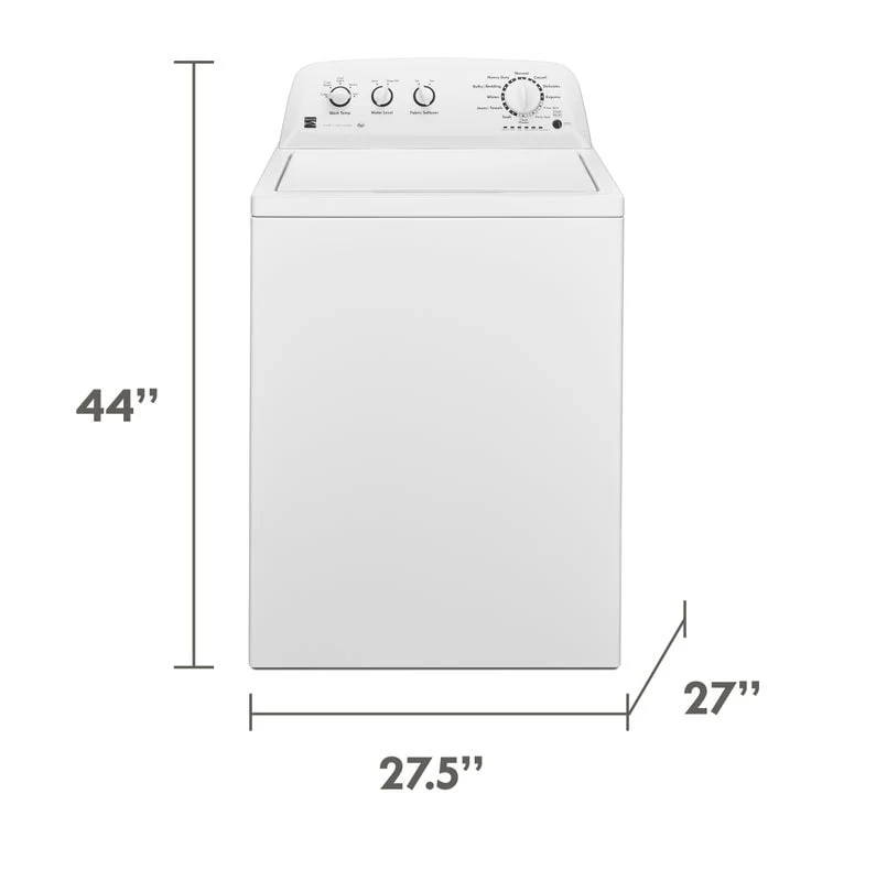 Kenmore 02620362 Top-Load Washer with Triple Action Agitator, 3.8 Cu. ft. Capacity