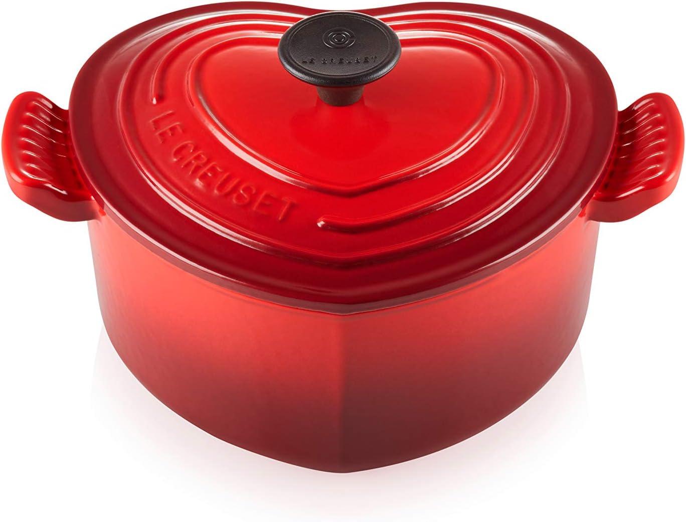 Le Creuset Enameled Cast Iron Heart Cocotte, 2 qt., Cerise
