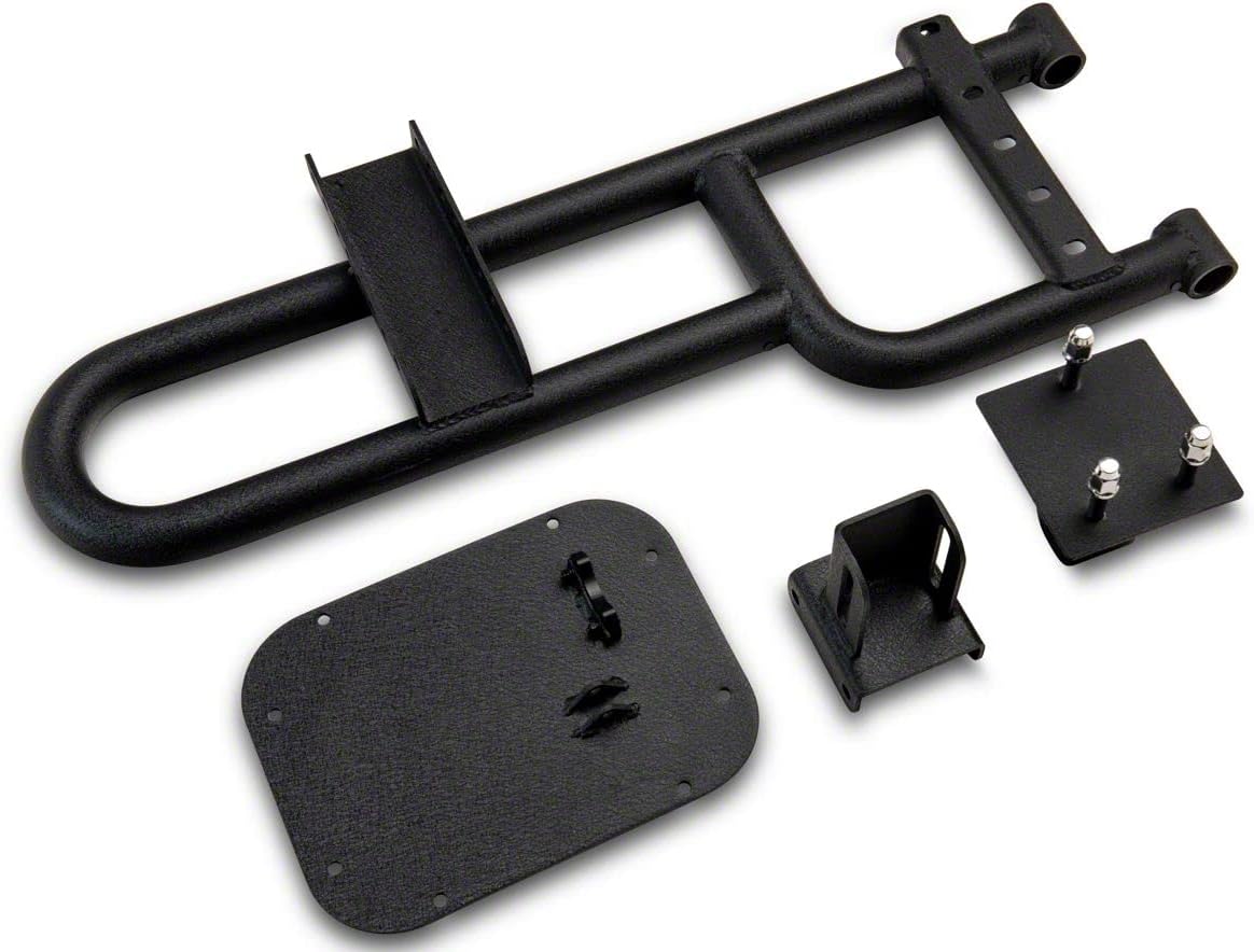 Redrock 4x4 HD Tire Carrier Compatible with OEM Tail Gate Compatible with 07-18 Jeep Wrangler JK
