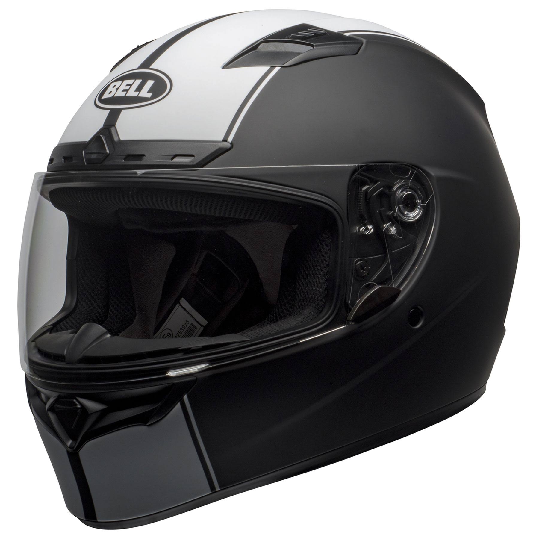 Bell Qualifier DLX MIPS Rally Helmet, black-white, Size L