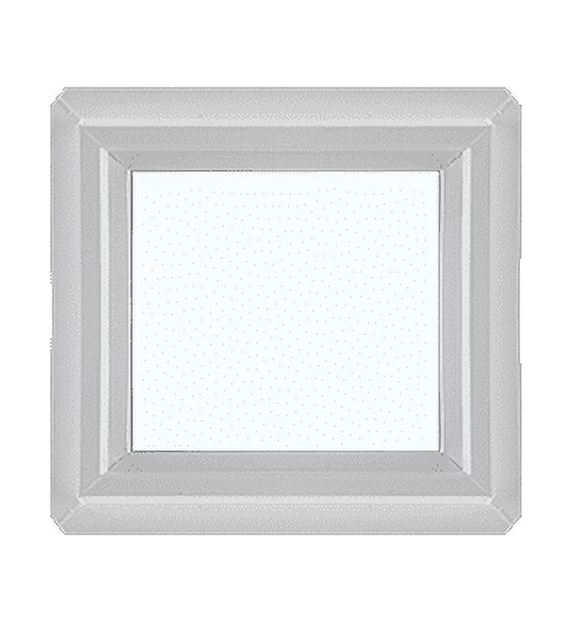 Shed Windows and More 16" x 16" Double Pane Window Non-Opening Window Tempered Low-E Glass White Vinyl Frame