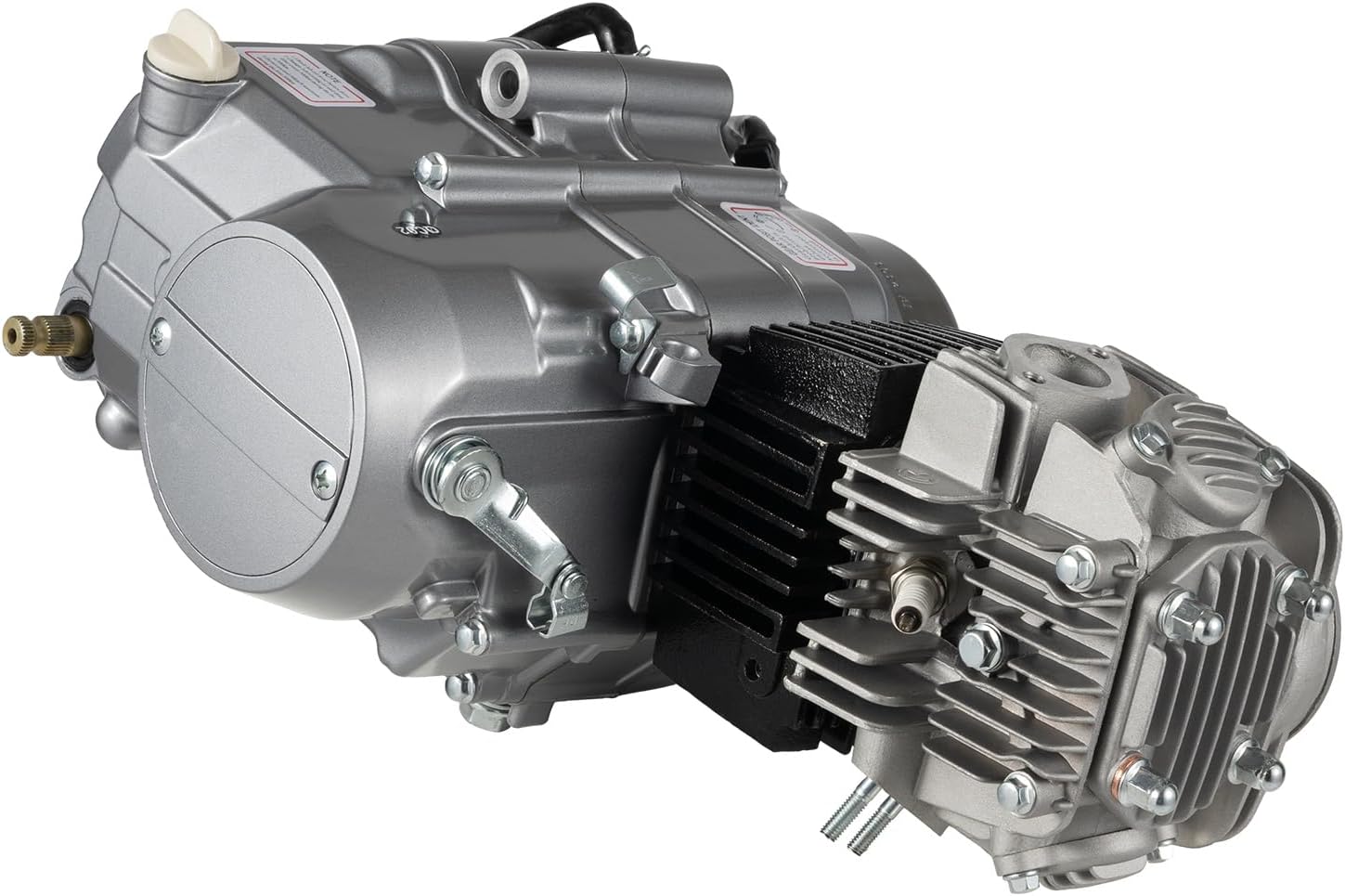 4-Stroke 125cc Manual Start Engine Motor, Single Cylinder Motor Engine Manual Clutch Dirt Bike Engine Motor Complete Kit with Air-Cooled CDI Ignition System For Honda XR50 CRF50 CRF70