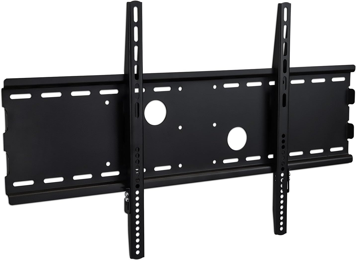 Mount-It! Ultra Slim Fixed TV Wall Mount Bracket | Flush TV Mount for Large TVs with VESA Pattern of Up to 750x450 mm, Heavy-Duty 165 Lb Capacity Pack of 2