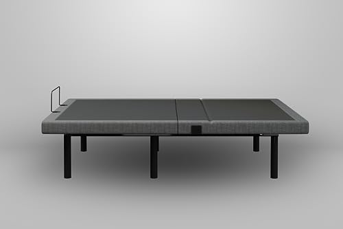 iDealBed 5i Custom Adjustable Bed Base, Wall Hugger, Massage, Zero-Gravity, Dual USB Charger, One Touch Comfort, Programmable Memory, Night Light, Advanced Smooth Silent Motion (Full)