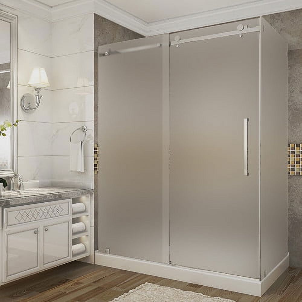 Aston Moselle 60'' x 77.5'' Rectangle Sliding Shower enclosure with Base Included