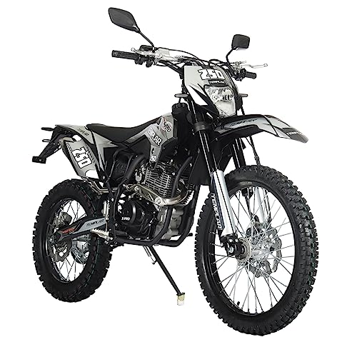 X-PRO Templar Dirt Bike with 5-Speed Manual Transmission 21"/18" Wheels | 250cc, All Lights, Electric/Kick Start, Zongshen Brand Engine