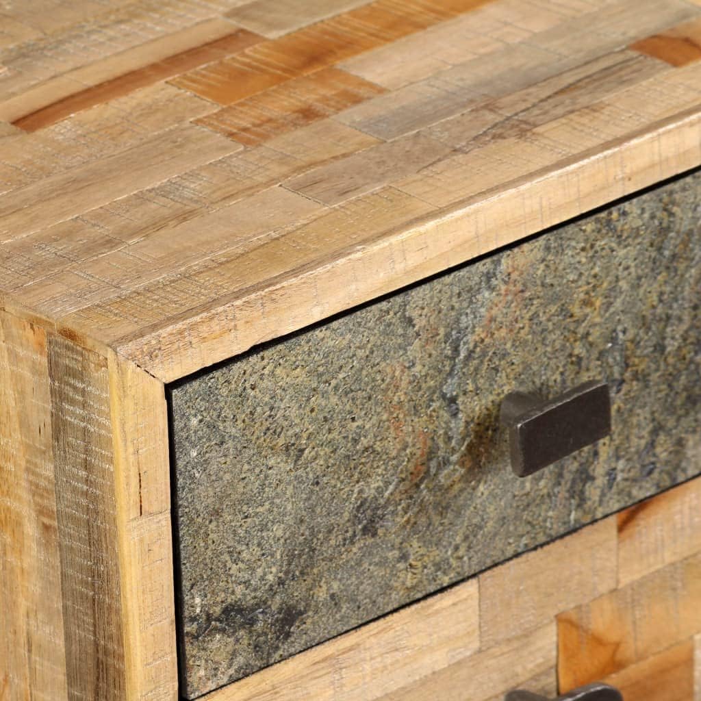 Writing Desk,Office Desk with Drawers,Study Desk,Secretary Desk,Bedroom Desk,with 4 Drawers,Can be Used as a Computer Table, Worktable, Solid Reclaimed Teak 43.3"x19.6"x29.9"