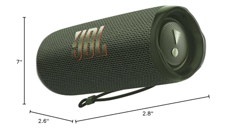 JBL Flip 6 - Portable Bluetooth Speaker, powerful sound and deep bass, IPX7 waterproof, 12 hours of playtime, JBL PartyBoost for multiple speaker pairing for home, outdoor and travel (Blue)