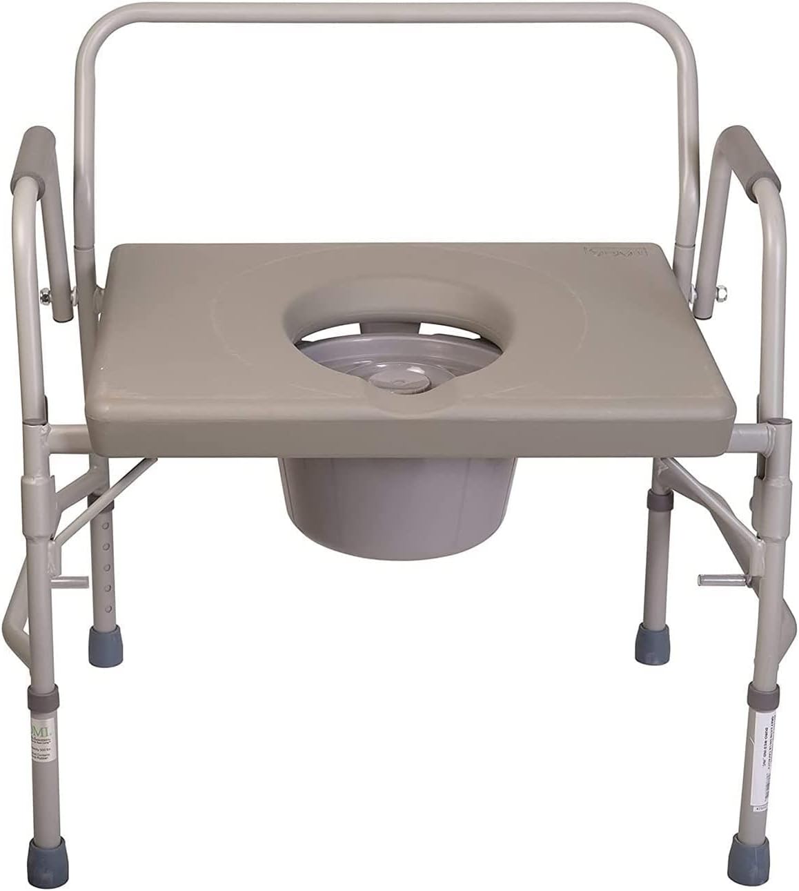 DMI Drop-Arm Commode, Heavy Duty