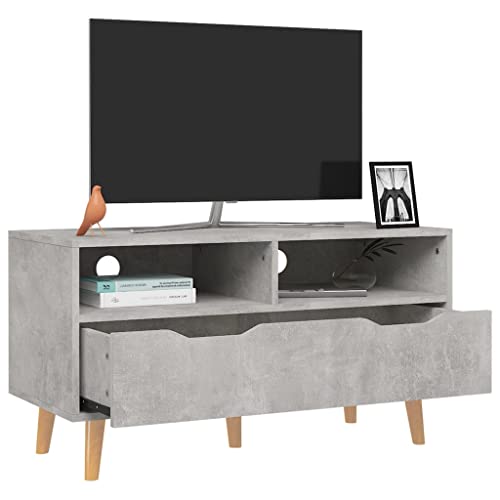 TV Stand, Center Console Storage Cabinet Small Console Table Low Tv Stand Suitable for Office Small Spaces Bedroom Living Room High Gloss White 35.4"x15.7"x19.1" Engineered Wood