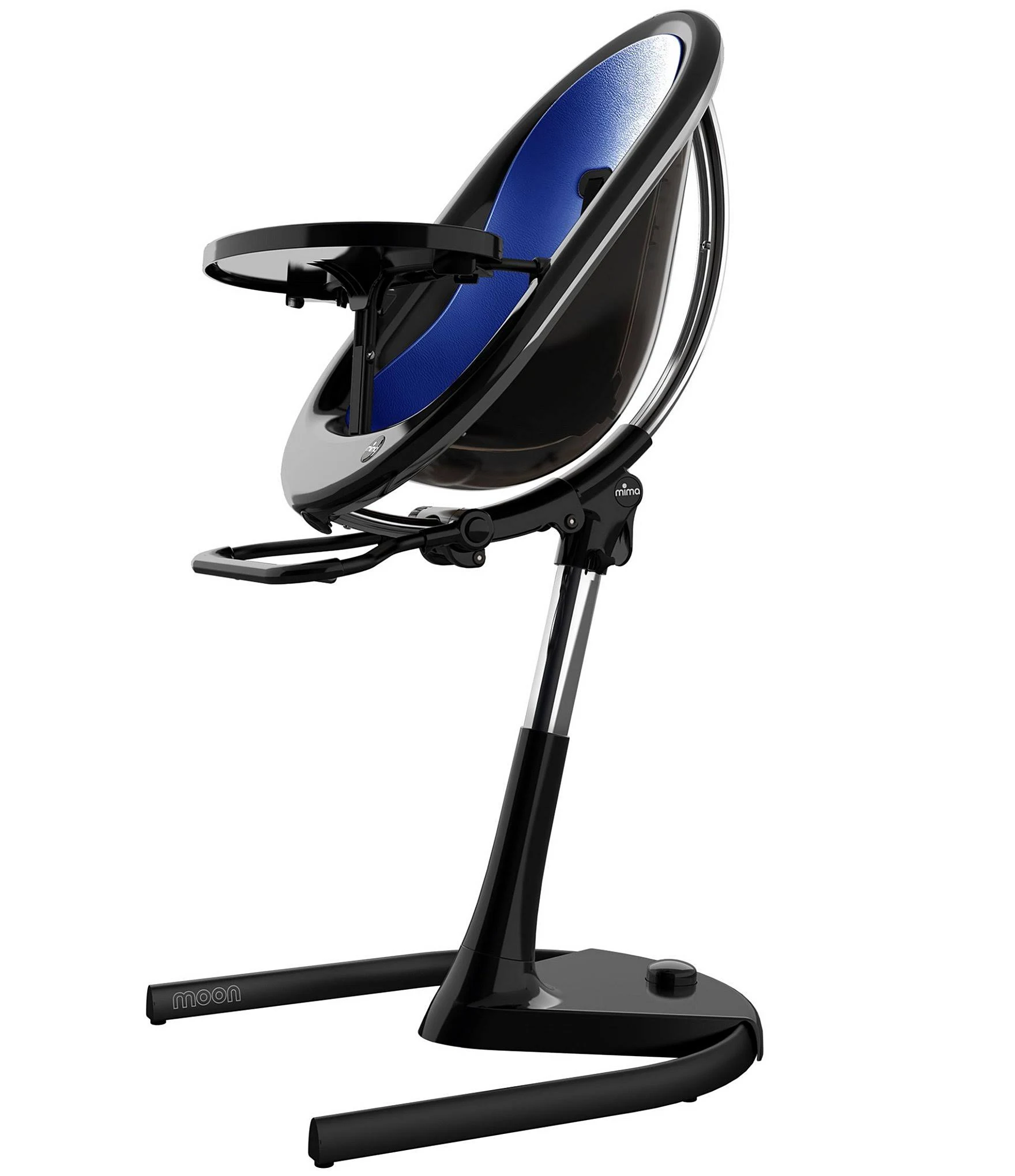 Mima Moon 2g High Chair - Black / Royal Blue