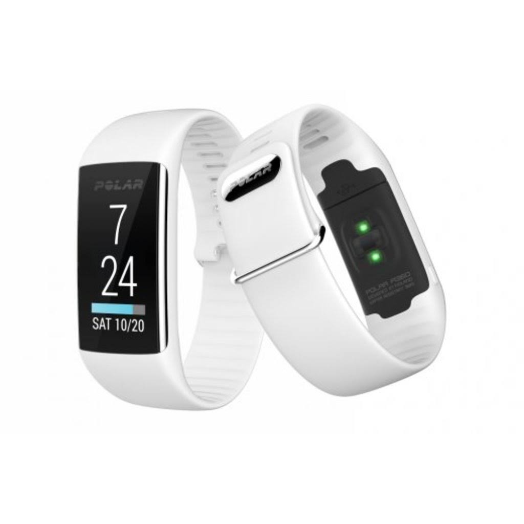 Polar A360 Fitness Tracker with Wrist Heart Rate Monitor, White
