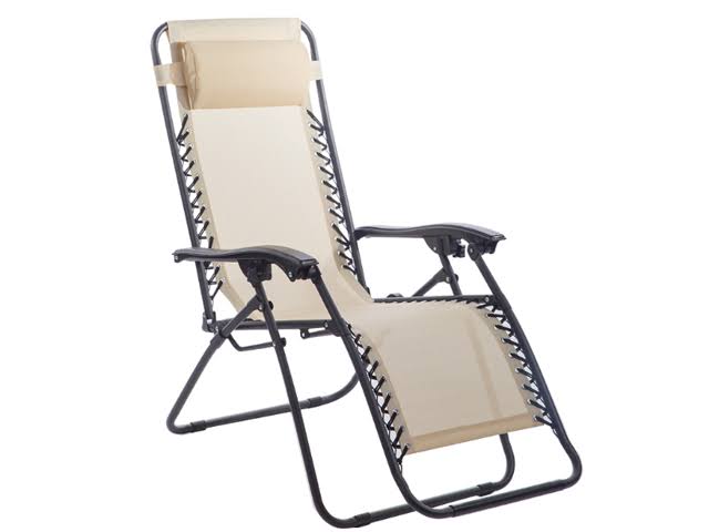 Zero Gravity Chairs Case of 2 Lounge Patio Chairs Outdoor Yard Beach