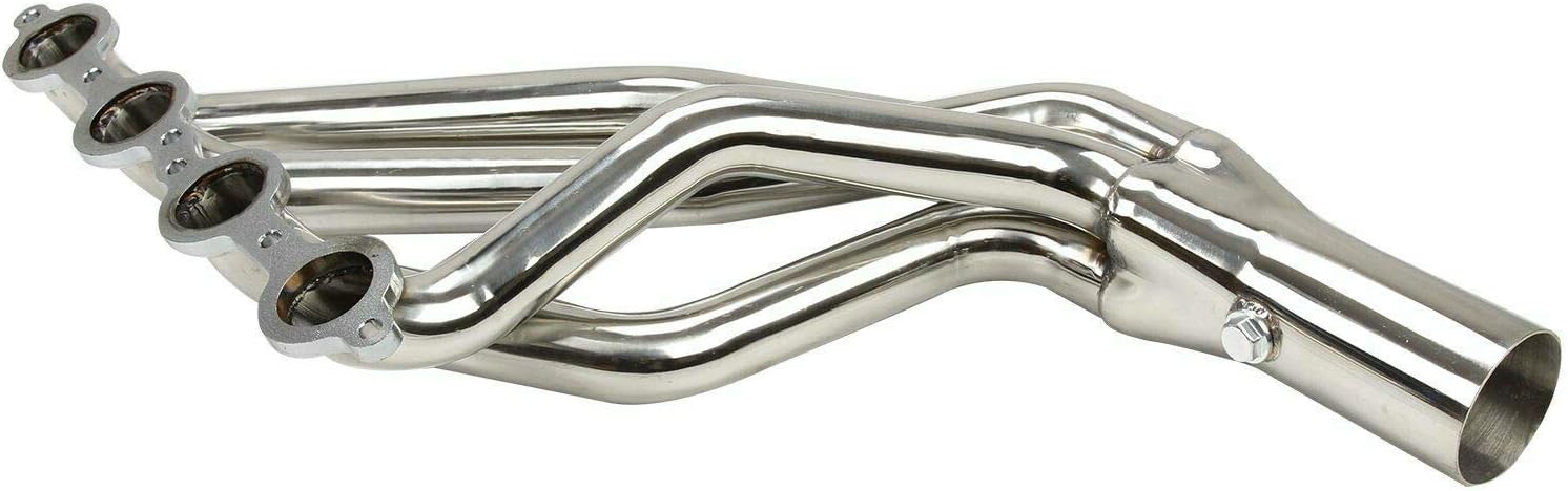EASYBERG Long Tube Headers 1 3/4" Conversion Swap Compatible with Chevy C10 LS Truck LS1 LS2 LS3 LS6