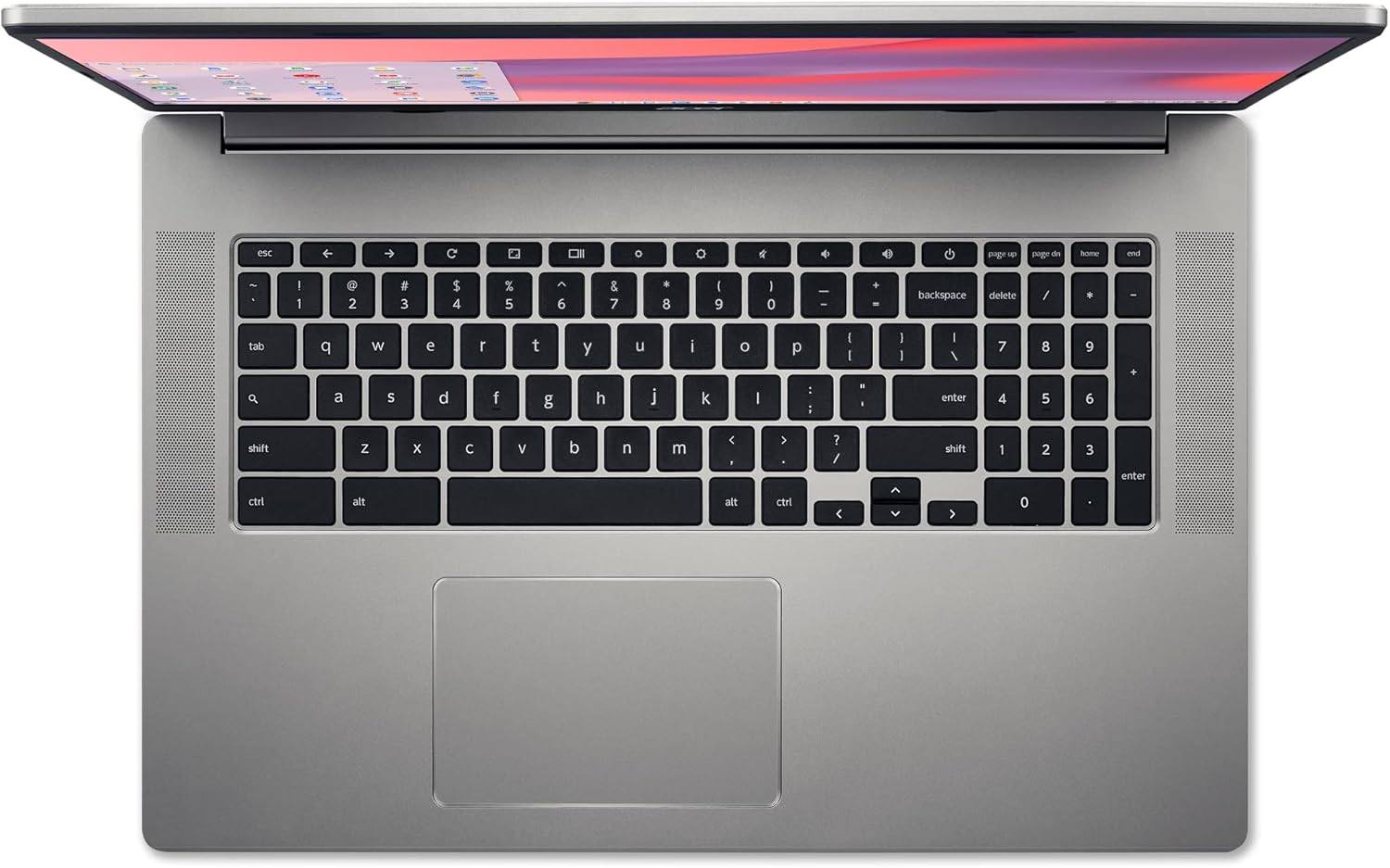 Acer Chromebook 317 CB317-1H-C6RK Laptop | Intel Celeron N4500 | 17.3" Full HD IPS Display | 4GB LPDDR4X | 128GB eMMC | Intel Wireless Wi-Fi 6 AX201 802.11ax | Chrome OS, Silver