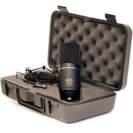 MXL Mics 770 Cardioid Condenser Microphone, Black